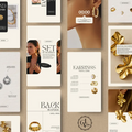 Luxury Jewelry Instagram Templates | Editable Canva Designs | 6 Months Access